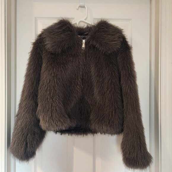 NEW Rebecca Minkoff Faux Fur Coat - So chic and soft!!! - Picture 2 of 8